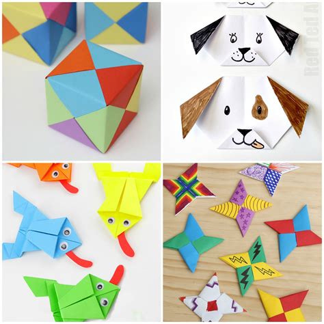 Easy Paper Crafts for Kids. Let’s get on and check out these 34 paper crafts for kids that are perfect for you to make as a family. 1. Toiler Paper Roll Rocket. Anytime you have empty toiler paper rolls made of cardboard, we suggest you stash them, so you have one whenever you need to make a craft.